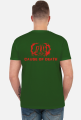 Koszulka COVID-19 - 'Cause of Death' dwustronna Red&Black