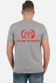 Koszulka COVID-19 - 'Cause of Death' dwustronna Red&Black