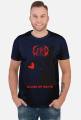 Koszulka COVID-19 - 'Cause of Death' dwustronna Red&Black