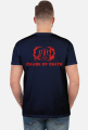 Koszulka COVID-19 - 'Cause of Death' dwustronna Red&Black