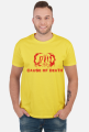 Koszulka COVID-19 - 'Cause of Death' logo Red.