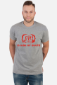 Koszulka COVID-19 - 'Cause of Death' logo Red.