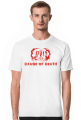 Koszulka COVID-19 - 'Cause of Death' logo Red.