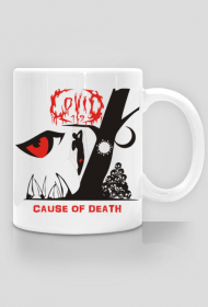Kubek COVID-19 - 'Cause of Death' Red&Black