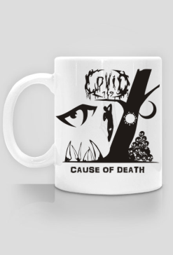 Kubek COVID-19 - 'Cause of Death' Black
