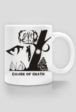 Kubek COVID-19 - 'Cause of Death' Black
