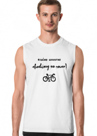 Chodźmy na rower! - koszulka męska bez rękawów