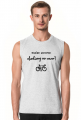 Chodźmy na rower! - koszulka męska bez rękawów