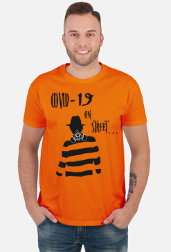 Koszulka 'COVID-19 on Street' Black