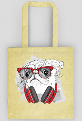 Eko Torba - Mops w czerwonych okularach