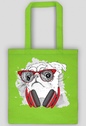 Eko Torba - Mops w czerwonych okularach