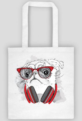 Eko Torba - Mops w czerwonych okularach