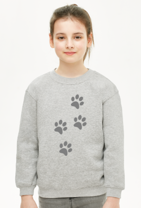 bluza łapki pies
