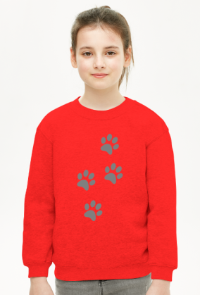 bluza łapki pies