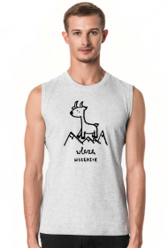 Kozica górska - koszulka męska bez rękawów