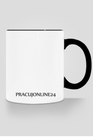 Kubek z kolorowym uchem PracujOnline24
