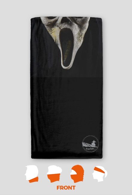 Krzyk horror komin bandana