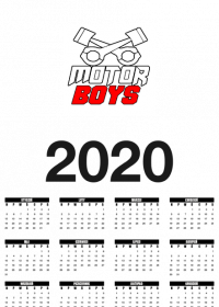 Kalendarz Motor Boys logo