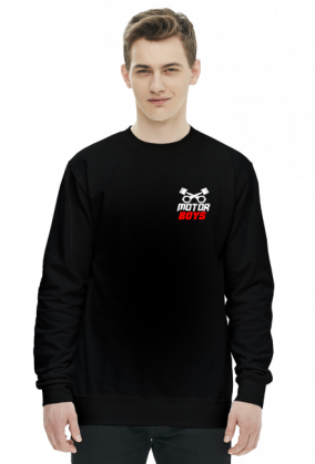 Bluza bez kaptura logo Motor Boys
