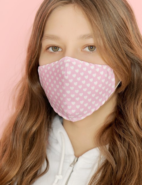 White and Pink Hearts