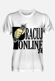 Koszulka Biała Męska PracujOnline24