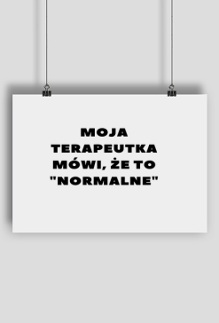 To "normalne" - plakat