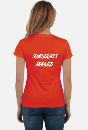 Koszulka damska hipis Subcultures Arrived