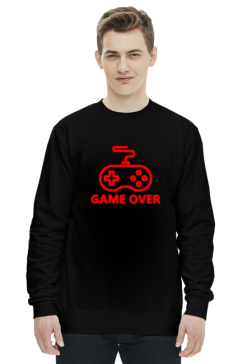 Neon GAME OVER bluza unisex