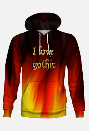 bluza I love gothic