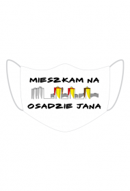 Maseczka Mieszkam na Osadzie Jana