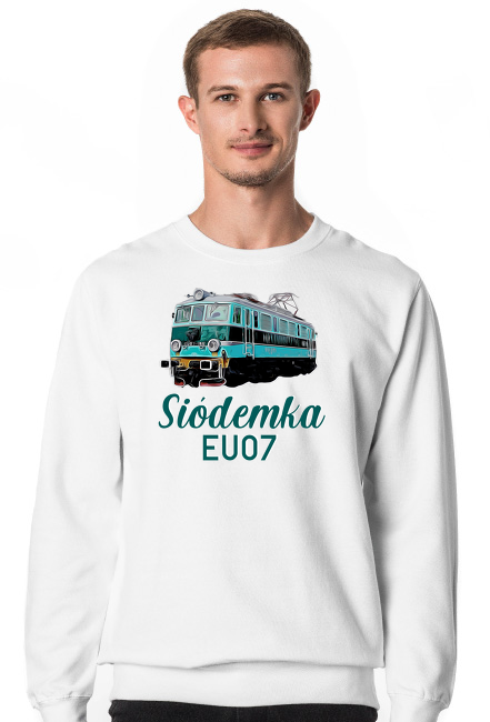 Bluza bez kaptura z EU07-195 ,,Siódemka"