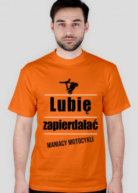 Koszulka Lubię Zapierdalać-Pomarańcz