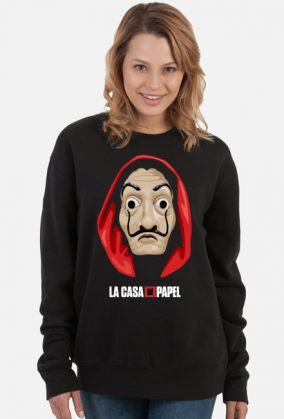 BLUZA DAMSKA '' DOM Z PAPIERU'' LA CASA DE PAPEL