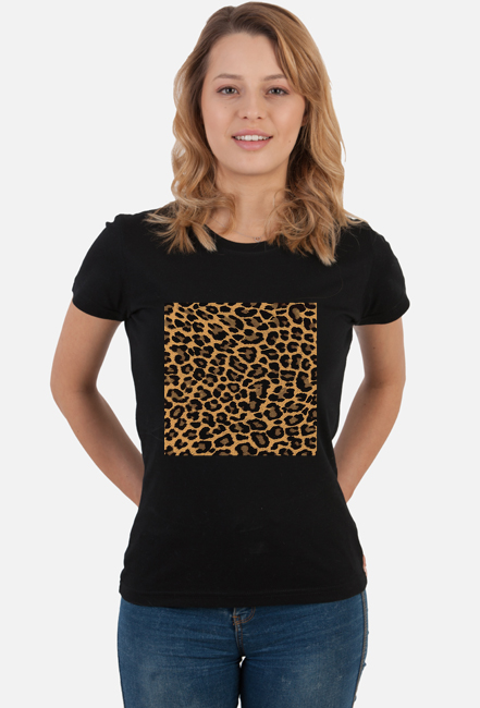 Leopard T-shirt black