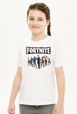 T-SHIRT '' FORTNITE '' DLA DZIEWCZYNKI - HIT! SUPER PREZENT!