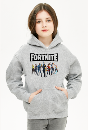 BLUZA DZIEWCZĘCA Z KAPTUREM '' FORTNITE'' HIT - SUPER PREZENT!
