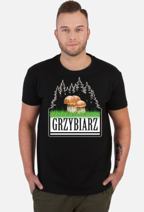 Grzybobranie. Prezent dla Grzybiarza. Koszulka dla Grzybiarza. Grzyb. Prawdziwek. Podgrzybek. Gdzie szukać grzybów?