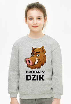 BLUZA DZIEWCZĘCA BRODATY DZIK