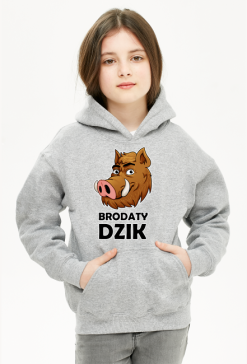 BLUZA KANGURKA DZIEWCZĘCA BRODATY DZIK