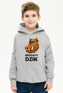 BLUZA KANGURKA CHŁOPIĘCA BRODATY DZIK
