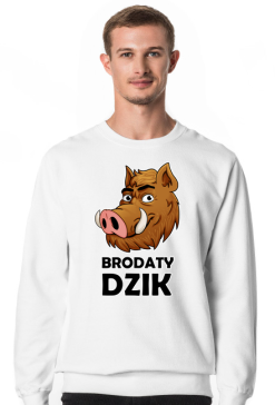 BLUZA MĘSKA BRODATY DZIK