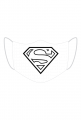 maseczka - superman 2