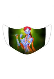 Maseczka - Krishna grający na flecie