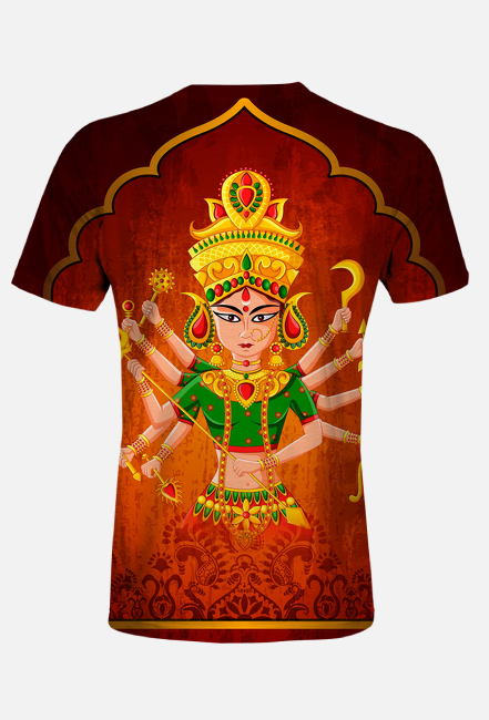 Koszulka męska FullPrint - Bogini Durga