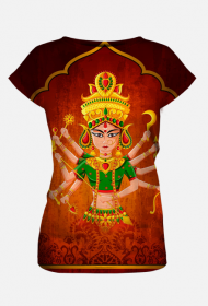 Koszulka damska FullPrint - Bogini Durga