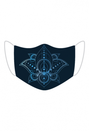 Maseczka - Niebieski kwiat lotosu