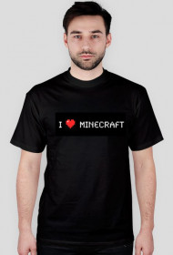 Koszulka I LOVE MINECRAFT