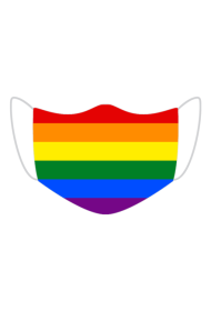 Maseczka - Kolory tęczy #TOLERANCJA