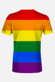 T-shirt męski - kolory tęczy #TOLERANCJA