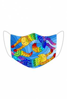 Maseczka - Koty w tańcu